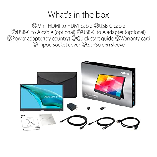 ASUS ZenScreen 15.6" FHD Portable Gaming Monitor