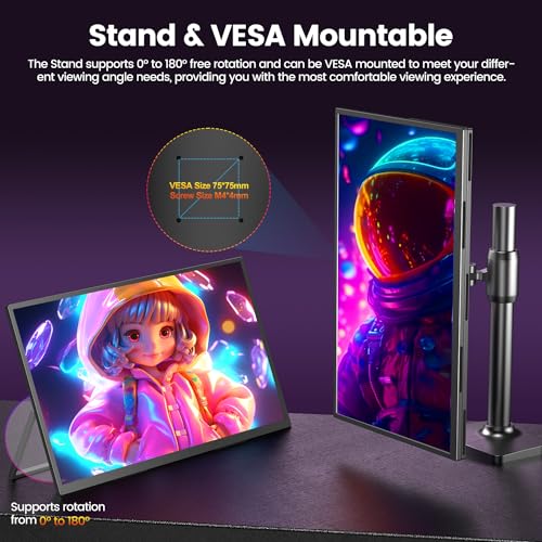 Newsoul 18.5" Portable 120Hz Gaming Monitor