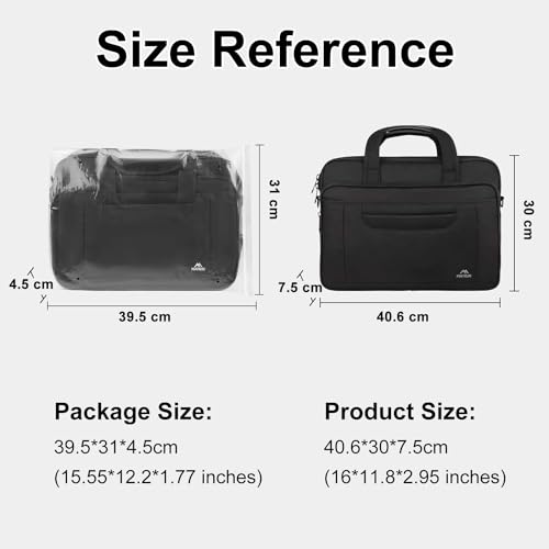 MATEIN 15.6" Laptop Bag - Unisex Nylon Sleeve