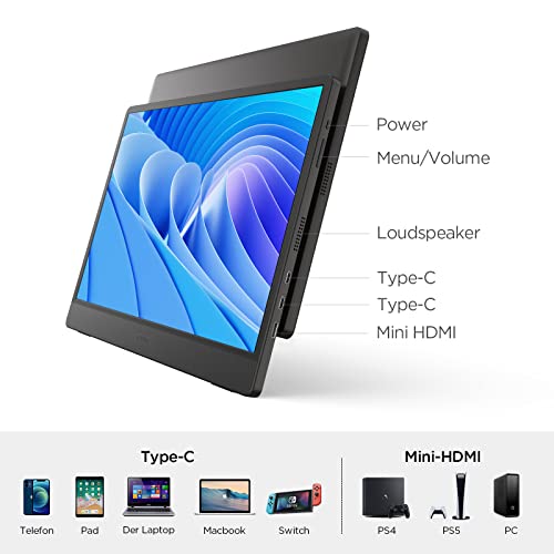 KOORUI 15.6" 1080P FHD Gaming Portable Monitor