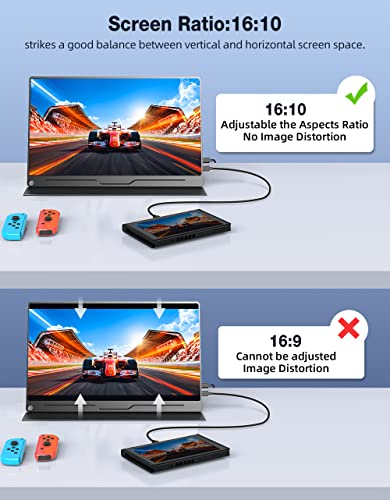 UPERFECT 16" 2K 120Hz Gaming Monitor with Freesync