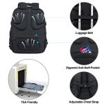 KROSER 18.4" Gaming Backpack with RFID Pockets
