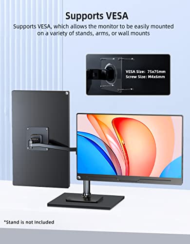 UPERFECT 16" 2K 120Hz Gaming Monitor with Freesync