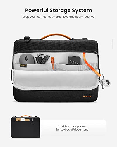 Water-Resistant Gaming Laptop Shoulder Bag for 15.6