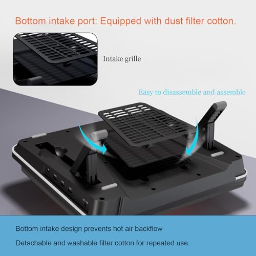 IETS GT600 Turbo-Fan Laptop Cooling Pad
