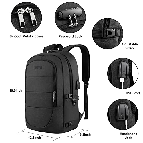 VSNOON Anti-Theft Laptop Backpack with USB Port
