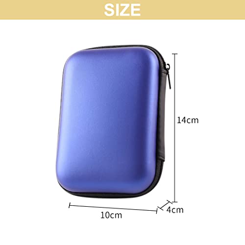 Shockproof Waterproof Hard Drive Case - Blue