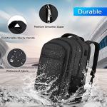 Z-MGKISS 17-Inch Anti-Theft Laptop Backpack, Black