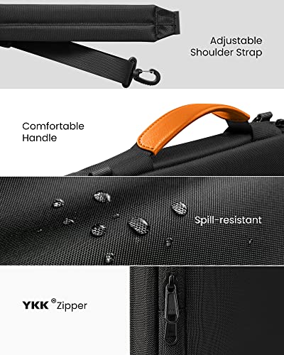 Water-Resistant Gaming Laptop Shoulder Bag for 15.6
