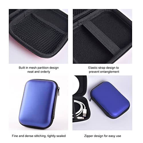Shockproof Waterproof Hard Drive Case - Blue