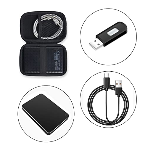 Shockproof Waterproof Hard Drive Case - Blue