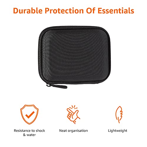 Compact Black Carrying Case for External Hard Drive