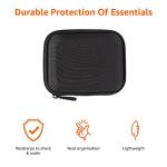 Compact Black Carrying Case for External Hard Drive