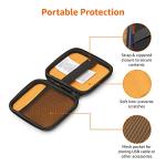 Compact Black Carrying Case for External Hard Drive