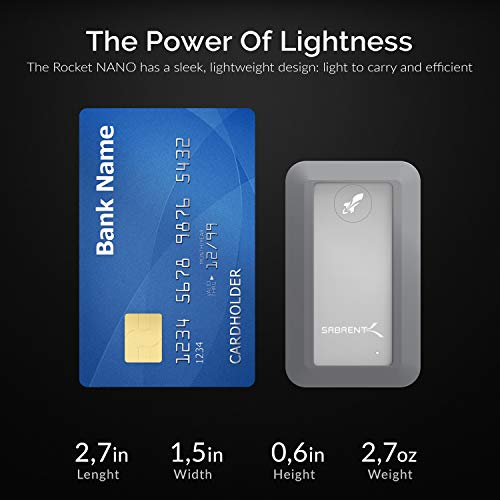 SABRENT 1TB Waterproof External NVMe SSD