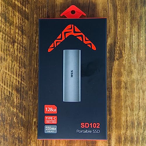 SSK 128GB Ultra Speed USB-C External SSD