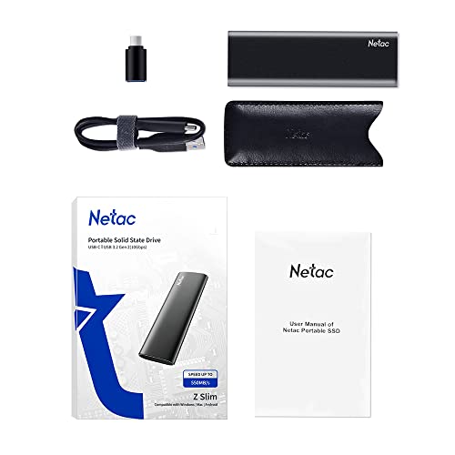 Netac 1TB Portable SSD USB 3.2 Gen 2