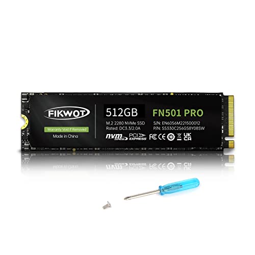 Fikwot FN501 Pro 512GB NVMe SSD for Gaming