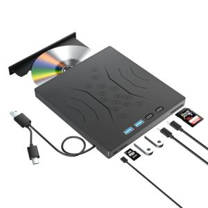 Portable 7-in-1 USB 3.0 DVD Drive
