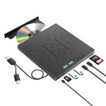 Portable 7-in-1 USB/CD/DVD Drive for Laptops