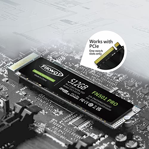 Fikwot FN501 Pro 512GB NVMe SSD for Gaming