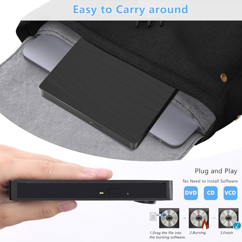 Slim Portable USB 3.0 External DVD Drive