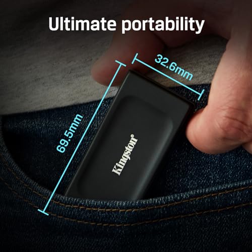 Kingston XS1000 1TB Portable USB 3.2 SSD