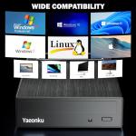 Yaeonku 4-in-1 USB-C Blu-ray Drive & Hub