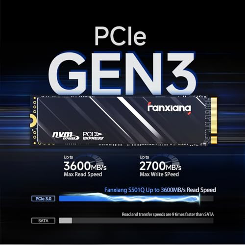 Fanxiang 512GB NVMe SSD with Graphene Cooling