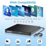 Portable USB 3.0 DVD/CD Drive for Laptops
