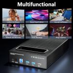 Yaeonku 4-in-1 USB-C Blu-ray Drive & Hub