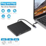 Portable USB 3.0 DVD/CD Drive for Laptops