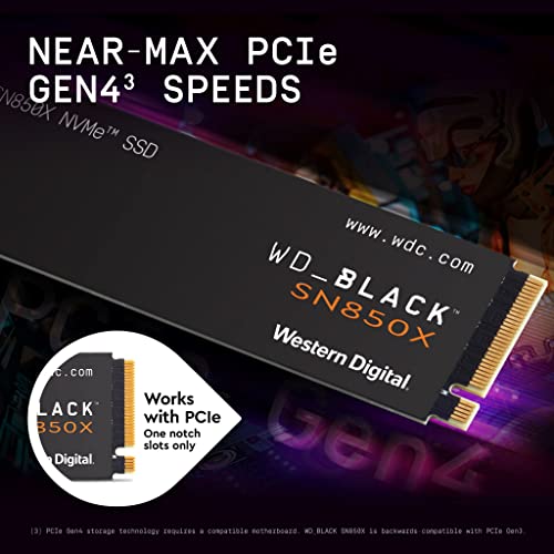 WD_BLACK SN850X 2TB High-Performance Gaming SSD
