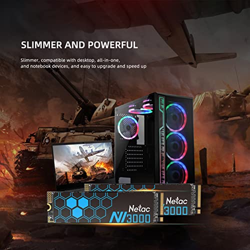 Netac NV3000 250GB NVMe SSD with Heat Sink