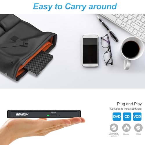 Portable USB 3.0 DVD/CD Drive for Laptops