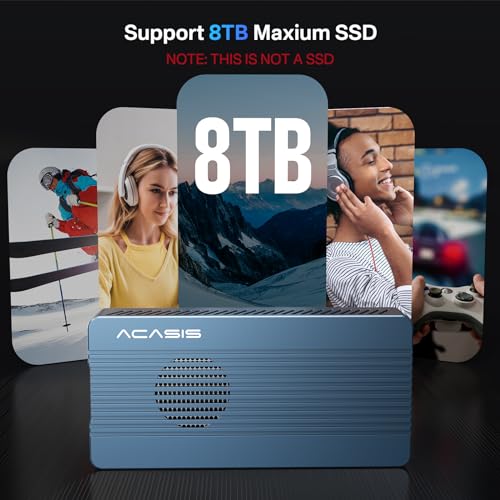 ACASIS 40Gbps M.2 NVMe SSD Enclosure with Cooling Fan