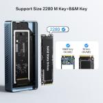 ACASIS 40Gbps M.2 NVMe SSD Enclosure with Cooling Fan