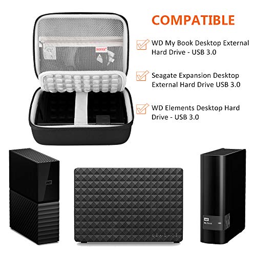 BOVKE Protective Case for External Hard Drives