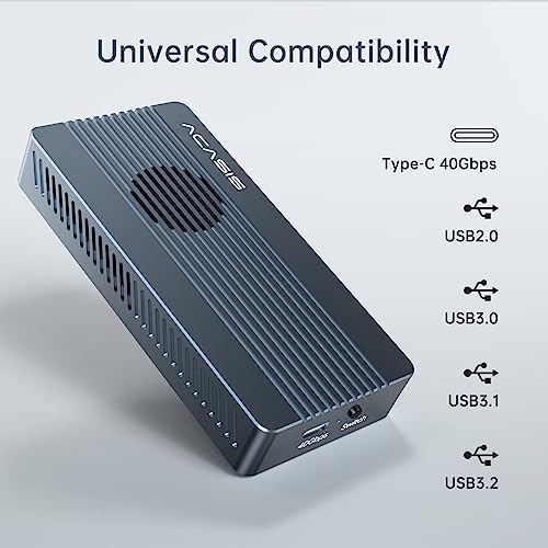 ACASIS 40Gbps M.2 NVMe SSD Enclosure with Cooling Fan