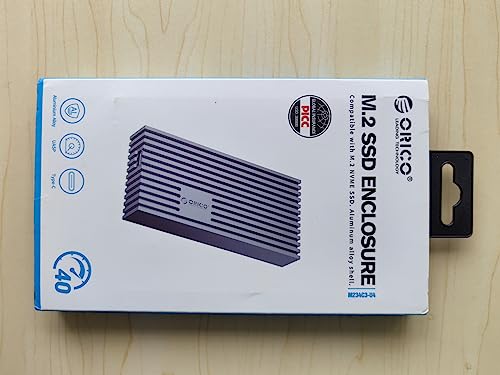 ORICO 40Gbps M.2 NVMe SSD USB-C Enclosure