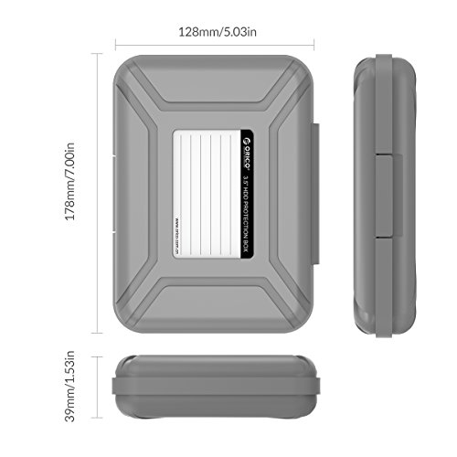 Stackable 3.5 Inch HDD Protective Storage Case