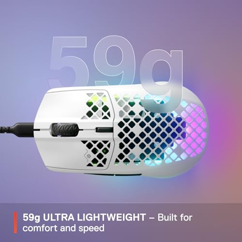 SteelSeries Aerox 3 RGB Ultra-Light Gaming Mouse