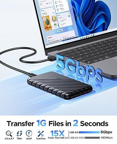 ORICO USB 3.0 External Hard Drive Enclosure Black