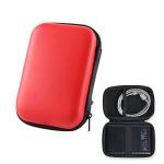 Shockproof Waterproof 2.5" Hard Drive Case - Red