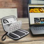 Lacdo Portable Hard Drive Storage Case, Black