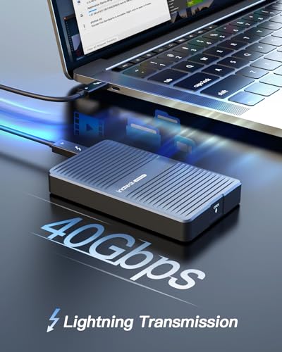Inateck USB4.0 M.2 NVMe SSD Aluminum Enclosure