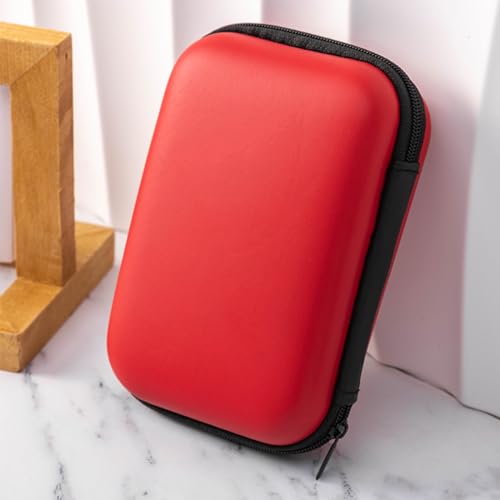 Shockproof Waterproof 2.5" Hard Drive Case - Red