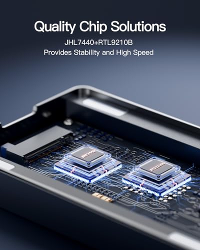 Inateck USB4.0 M.2 NVMe SSD Aluminum Enclosure