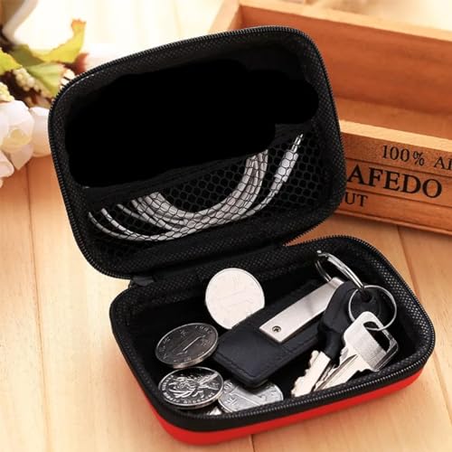 Shockproof Waterproof 2.5" Hard Drive Case - Red