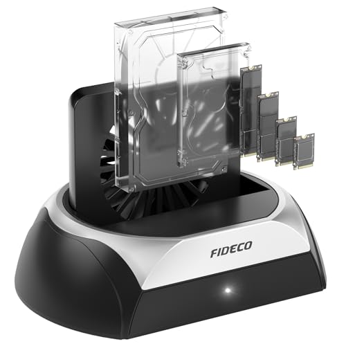 FIDECO M.2 NVME SSD Dock with Cooling Fan